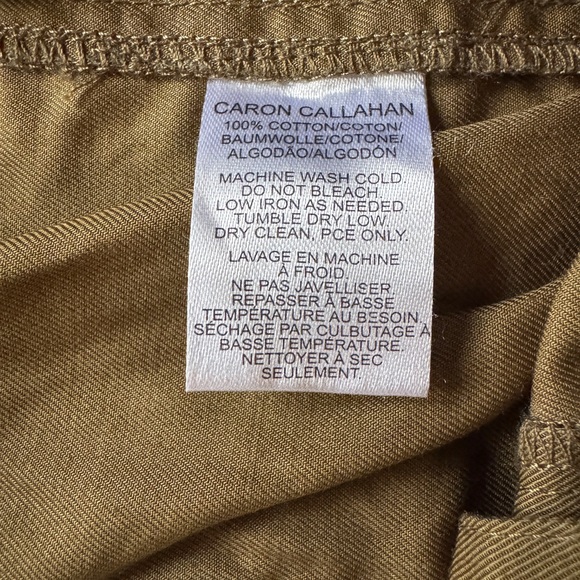 Caron Callahan Olive Cropped Brynn Jumpsuit - Picture 8 of 8